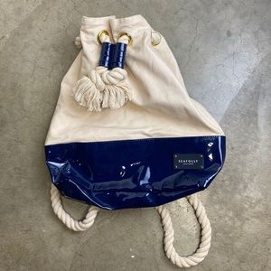 Seafolly Australia drawstring Tote Bag